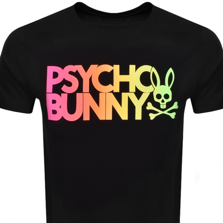 Alternative Image for ProductPsycho Bunny Sheffield Foil T Shirt Black2